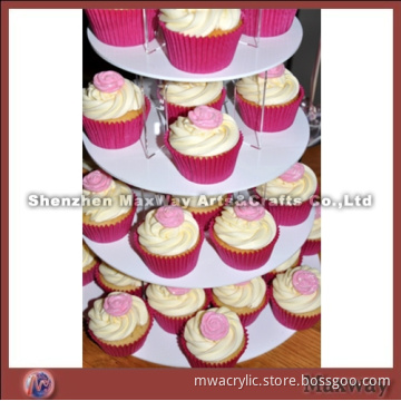 White Cupcake Stand Holder Rack